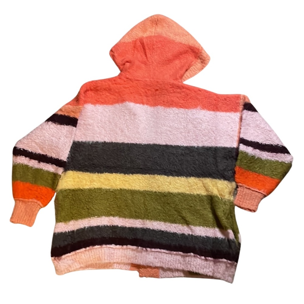 34 Free People Dream Team Hooded Cardi NWT Desert Coral size S - Picture 3 of 7